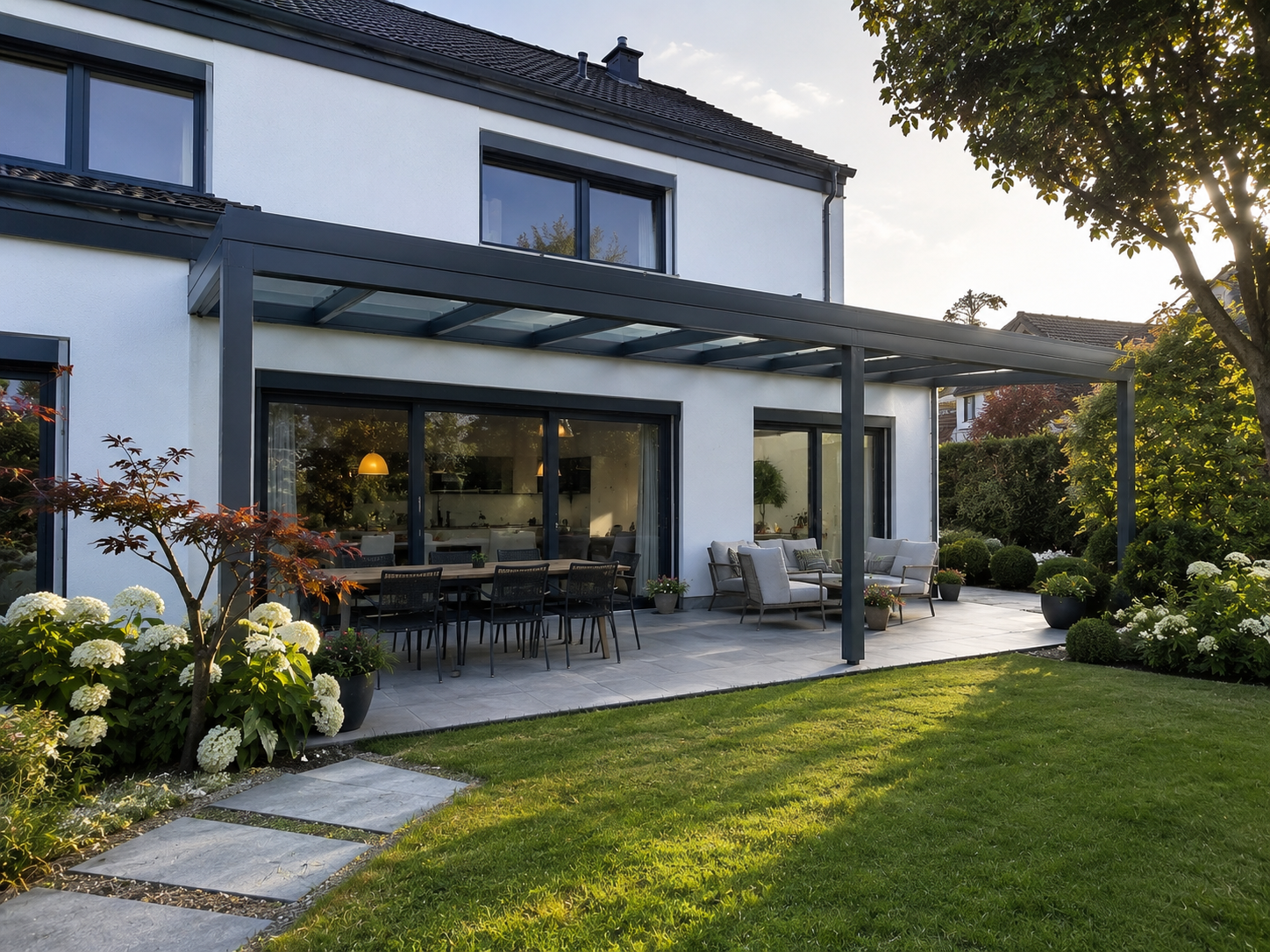 Aluminium-Terrassendach für Erlangen