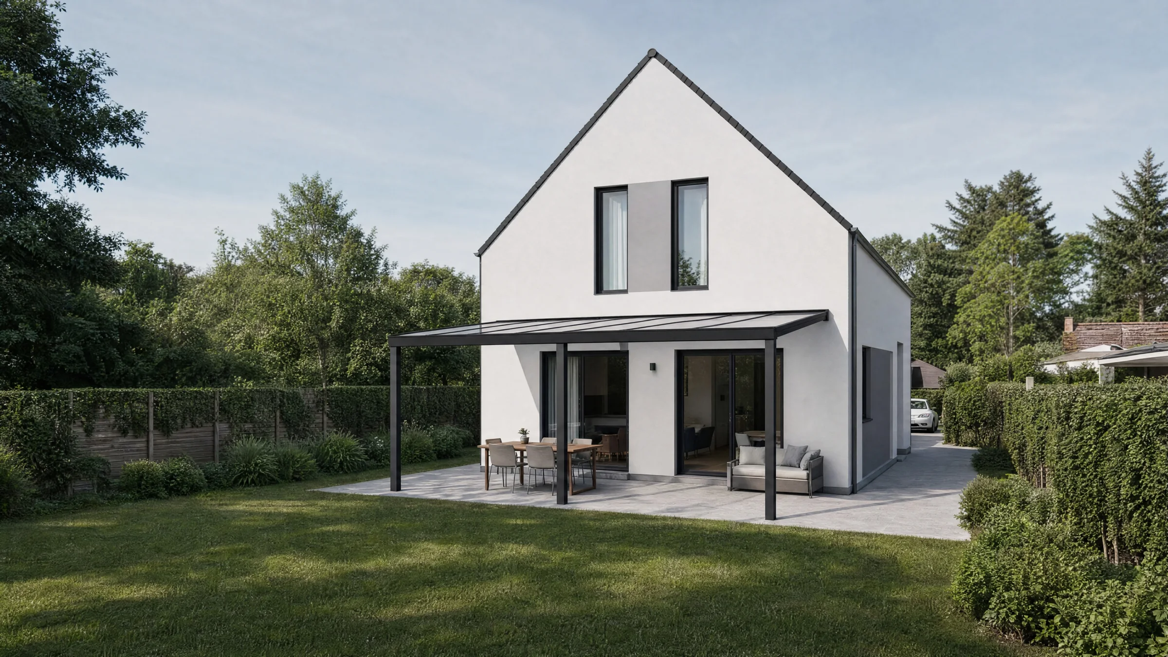 Planungsbeispiel: terrassendach